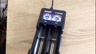 Xtar vc2s 18650 charger quick overview. New version