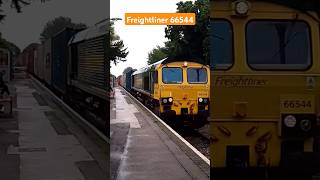 Freightliner 66544 Passing Trimley station 3/7/24 #trimley #railway #class66 #freightliner #train