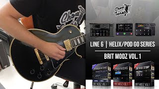 Brit Modz vol1 Amp Pack for Line 6 Helix / POD Go Series | Playthrough (Best British Amps)