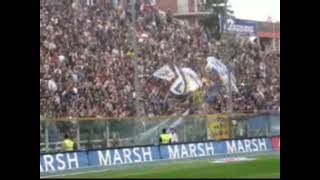 Parma - Empoli 2008/2009 - ultras Parma - tifo curva nord Matteo Bagnaresi in azione - amarcord