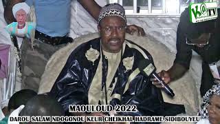 Jeunesse Cheikhal Hadramé ibn Sidibouyeu. Rend Hommage à DOUMOU Maouloud 2022 Darou Salam Ndogonou