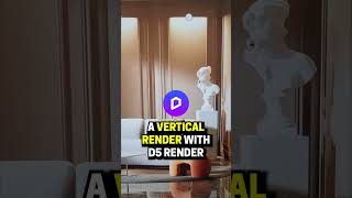 Learn How To Render a Vertical Image with D5 Render #Shorts