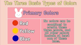 💟 (ARTS) What are the Three Basic Types of Color? | #iQuestionPH