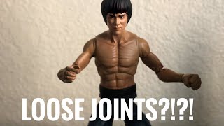 I fix my Bruce Lee action figure from loose joints!