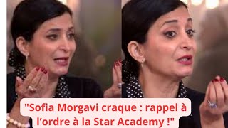 "Sofia Morgavi craque à la Star Academy : Les élèves rappelés à l’ordre !"