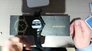 Junsun K88H budget bluetooth smartwatch review (phone/SMS/notifier/heart rate/pedometer/SIRI) £33