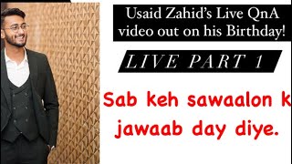 USAID ZAHID BIRTHDAY LIVE | PART 1 | KHUDGHARZ OFFICIAL | BAND MEMBER | #wearekhudgharz #khudgharz