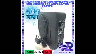 Subwoofer amplificato sotto sedile rlstoreonline.it