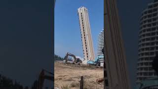 Demolition of 25 floors building  | #shorts #demolition