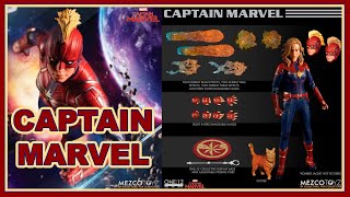 Captain Marvel 🔥'MEZCO ONE: 12' -Unboxing Español-  Figura Mezco Toys