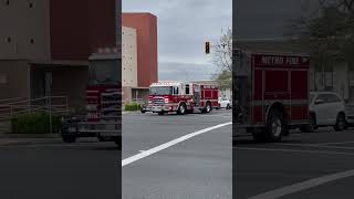 Sacramento Metro Fire District NEW Engine 106 Responding