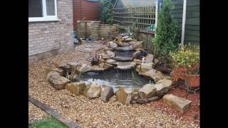 Garden waterfall design ideas