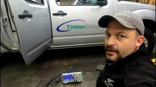 Nissan Frontier Video 11:  Installing a folding antenna mount and 1kw inverter