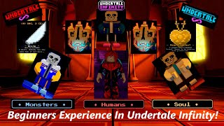 My beginners experience in Undertale Infinity! (Roblox Undertale Infinity)