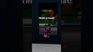 TRICK OR TREATING IN BROOKHAVEN! *GONE WRONG* #roblox #funny #brookhaven #shorts