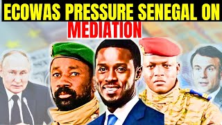 AFRICA WHY SENEGAL UNDER PRESSURE BY ECOWAS ON PEACE IN MALI BURKINA FASO NIGER AS FRANCE RUSSIA AU