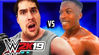 PopularMMOs vs BrandonDE (FULL MATCH)  WWE 2K19 | WWE Youtuber Tournament