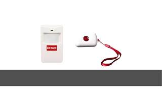 D3D Wireless SOS Panic Button for ZX-G12 & D10 Home Security Alarm System Model: Panic Button