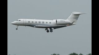 Gulfstream G-VII landing, YIP