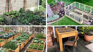 RAISED GARDEN Bed Design INSPIRATION | Square Foot Gardening