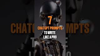 Read 👇🏼 7 ChatGPT Prompts to Write Like a Pro! 1