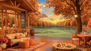 Gentle Jazz with Peaceful Autumn by the Lakeside - Positive Bossa Nova for Working and Relaxing