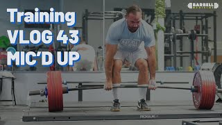 Training VLOG 43: Powerlifter Does Bodybuilding Leg Day Mic'd Up