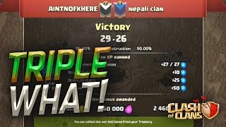 TRIPLE WHAT??? Clash Of Clans Recap