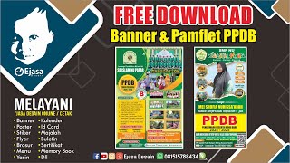 free download banner dan pamflet ppdb