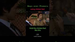 Eating  chicken feet moment : boys over flowers  Episode | kdrama | chicken feet recipe