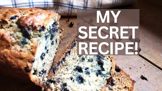 Ultimate Blueberry Banana Bread Recipe & Old Fashioned Pantry Tour