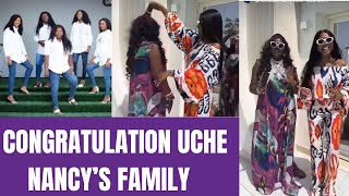 Uche Nancy & Chinenye Nnebe danced to celebrate another  big achievement to the family.#soniauche