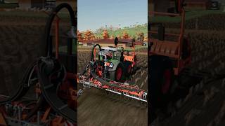 SPREADING SLURRY WITH PUMP AND HOSES ON THE FIELD | Farming Simulator 22 #shorts #farmingsimulator