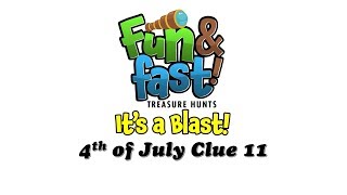 CLUE 11: 4th of July Hunt #1 $100 Visa Gift Card