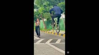 Cycle Crazy Stunt Status to impress a girl | Cycle Stunt over | Cycle Cyclist 🚴‍♀️ | Cycle Stunt