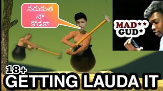 Getting over it Funny Gameplay In Telugu | Taju logics