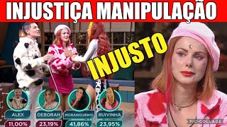 INJUSTIÇA MANlPULAÇÃO TOTAL, DÉBORA INFELIZMENTE ACABOU ELIMINADA POR QUAL MOTIVO?