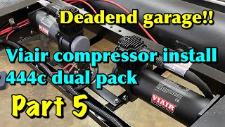 1966 Chevy C10 deadend garage viair compressor install part 5