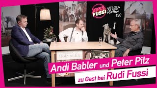 Peter Pilz und Andi Babler im Gespräch mit Rudi Fußi