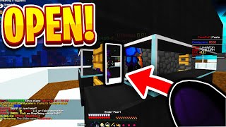 HE LEFT HIS BASE WIDE OPEN! *PEARLED IN* - LIVING IN THE LARGEST TREE HOUSE  (2) | Minecraft HCF