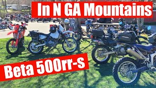 North Georgia Dual Sport Adventure  View from a new Beta 500rr-s