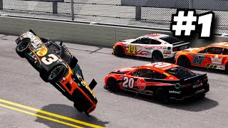 NASCAR Racing Crashes #1 | BeamNG Drive