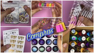 COMPRAS PARA UÑAS 🛍 💅🏼MISS CHERRY, JR, CRISTALES, MUESTRARIOS,DECORACIÓN,FOIL ETC ETC