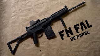 Como hacer una FN FAL (Fusil) de papel