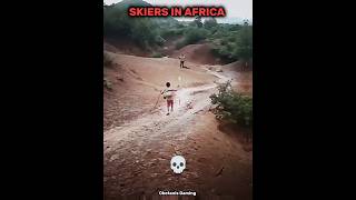 SKIERS in Africa 💀 #trollface #trending #viral #shorts