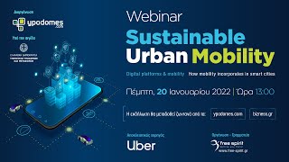 Sustainable Urban Mobility Webinar by ypodomes.com