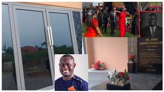 Honourable John Kumah buried in newly built Mansion...