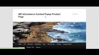 Custom Popup at Product Page for WP e-Commerce By wpproducts