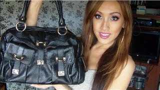 Giveaway! Mademoiselle Leather Bag- Black from Baginc.com