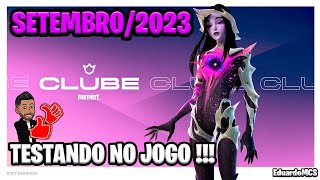 CLUBE FORTNITE: TODAS AS RECOMPENSAS 09/2023 🌌⭐